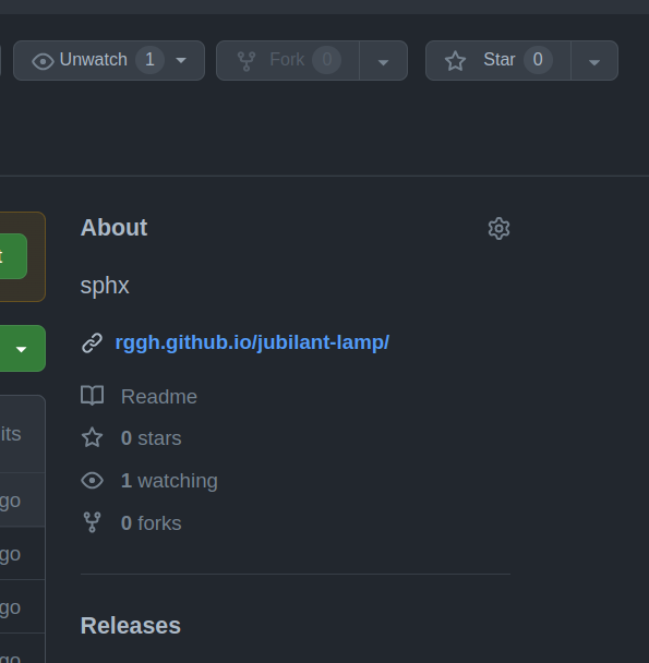You need to enable GitHub pages per repo - click the gear an you get the options shown below