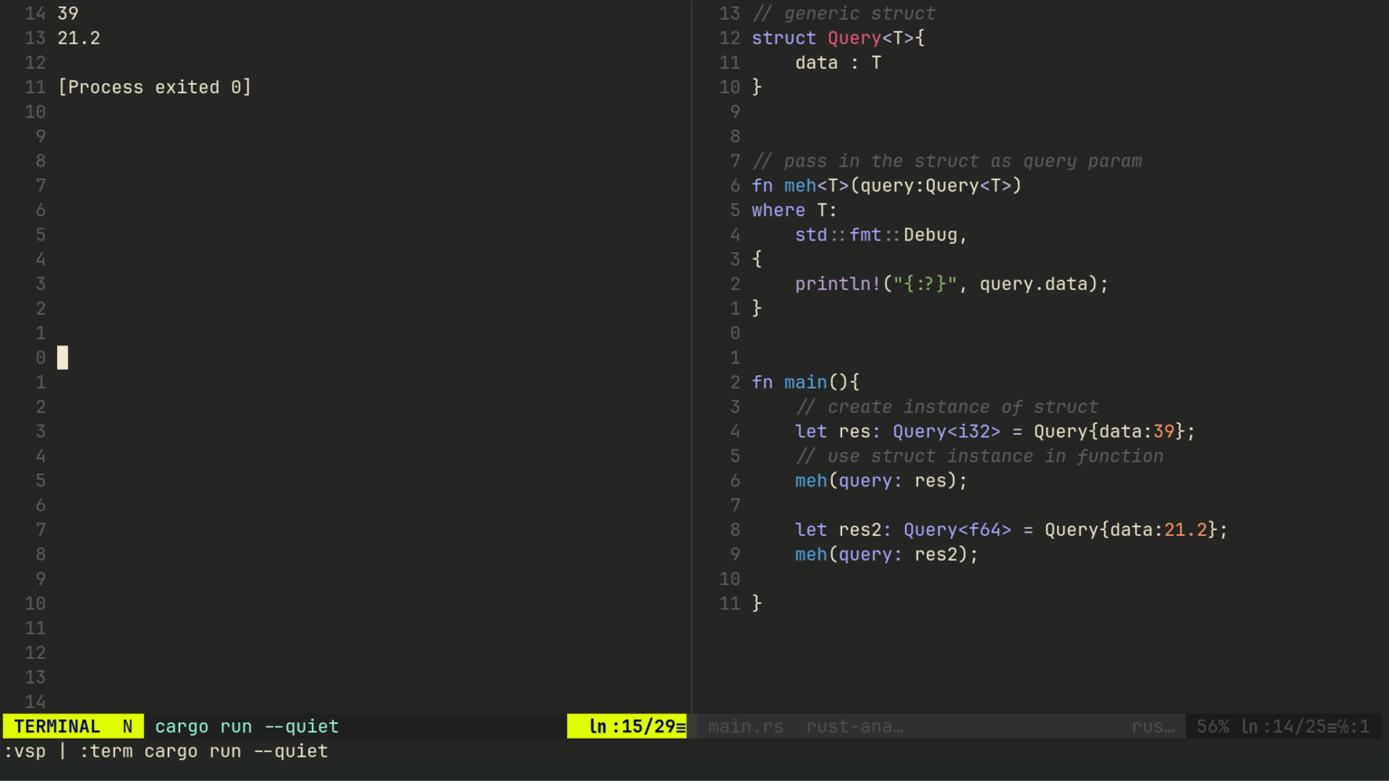 Generic Type Parameters in Rust - Red And Green