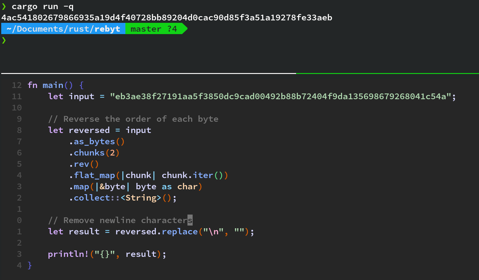 Reverse byte order - Red And Green