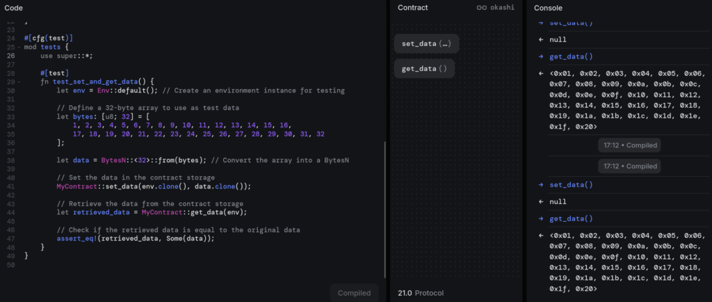 32 byte array