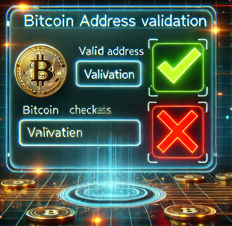  toy Bitcoin address validator.